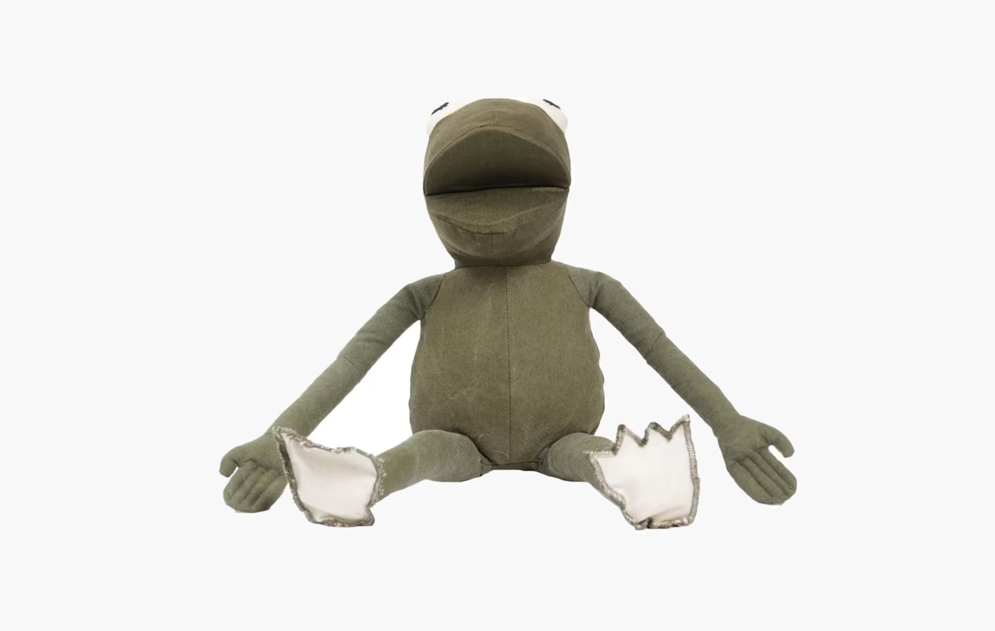 READYMADE Dollar Frogman Plush 12 IN Military Green | The Sortage