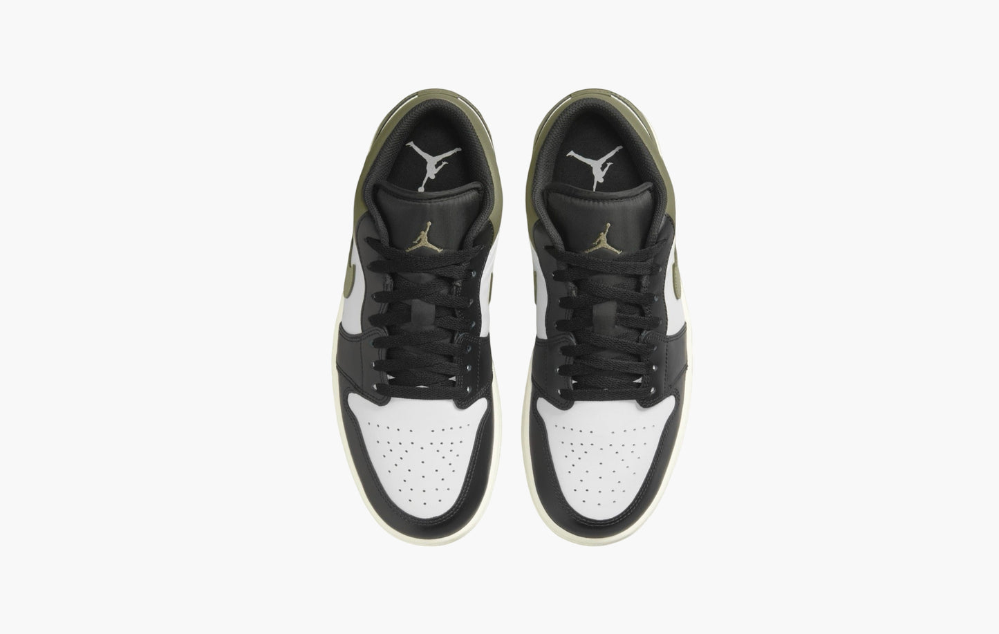 Air Jordan 1 Low "Black Toe Medium Olive"