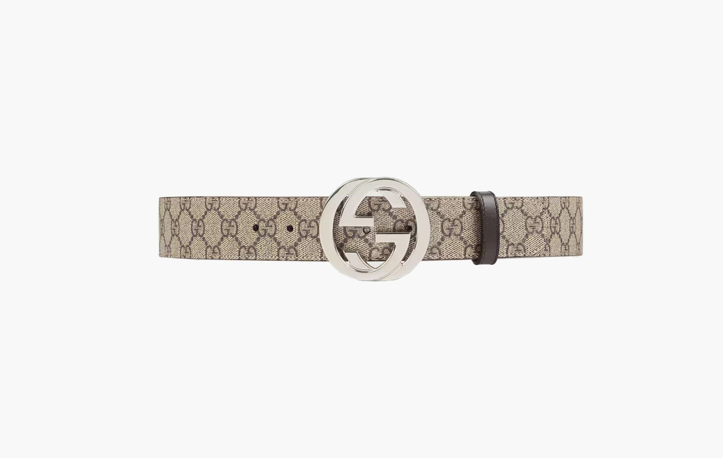 Gucci GG Belt Beige Ebony | The Sortage