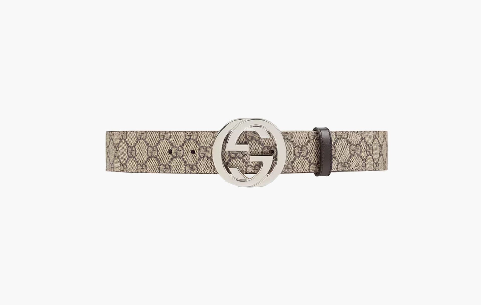 Gucci GG Belt Beige Ebony | The Sortage