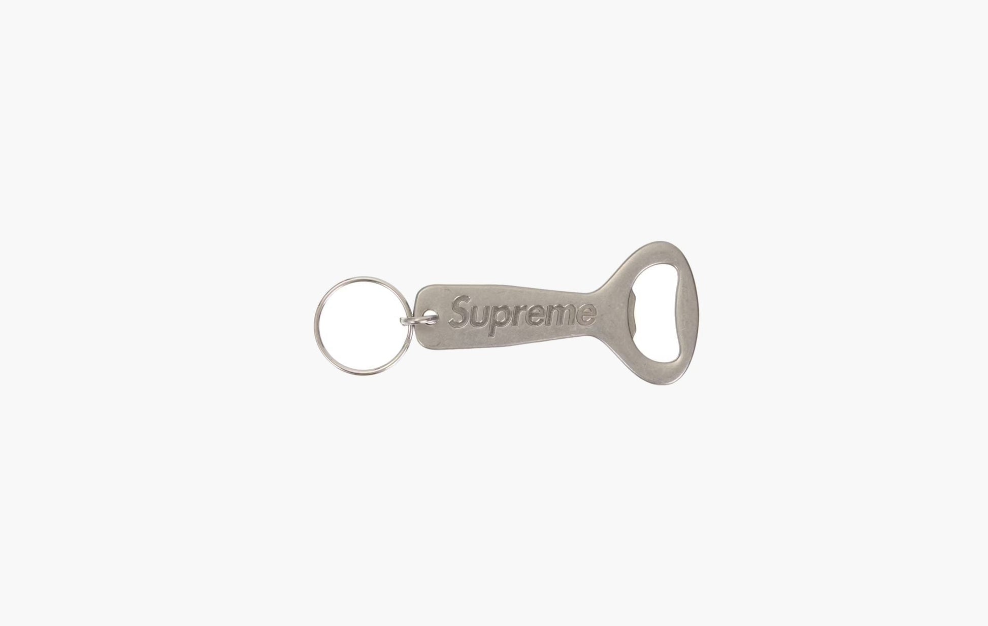 Supreme Bottle Opener Keychain Silver | The Sortage