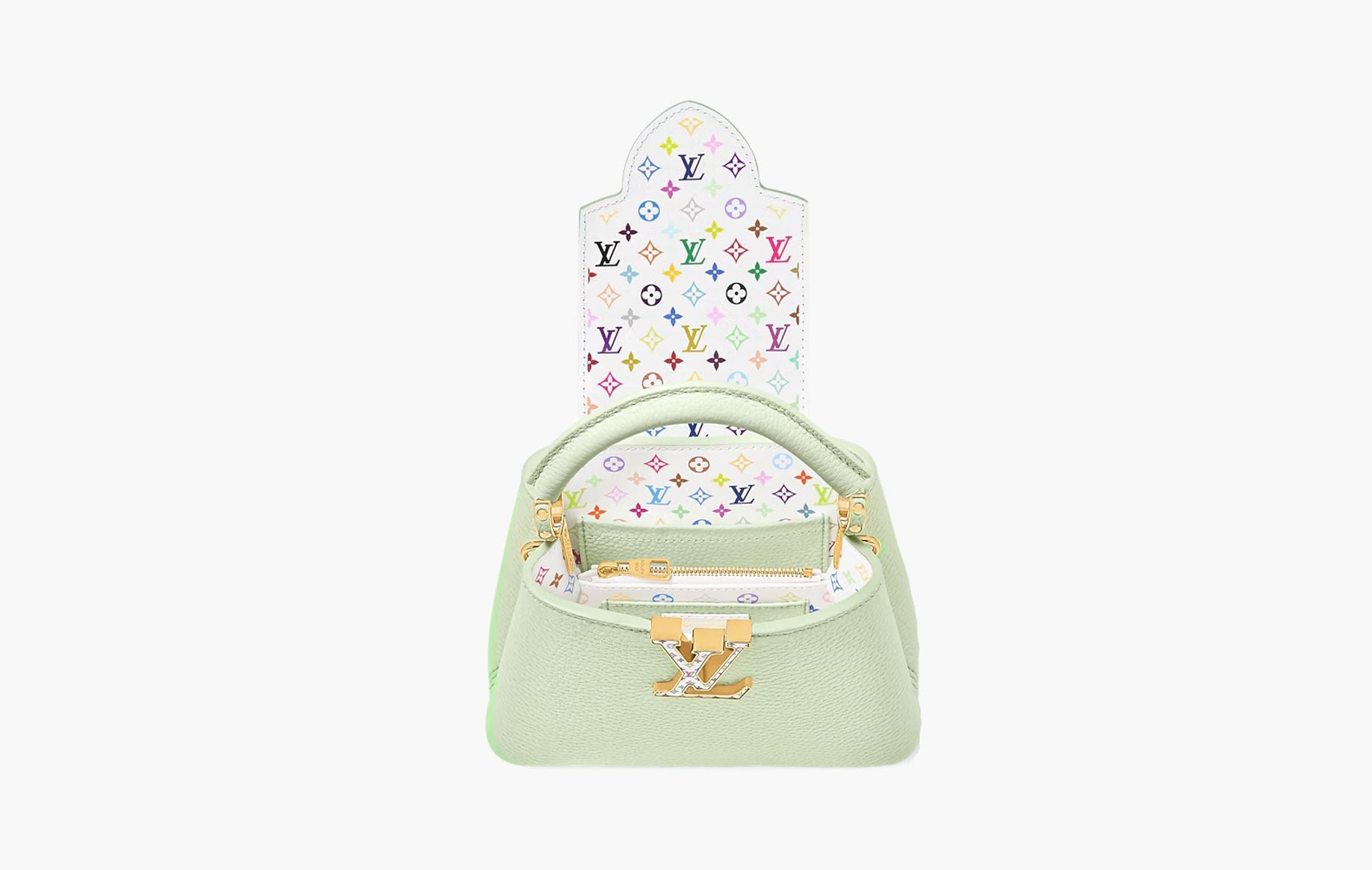 Louis Vuitton x Takashi Murakami Capucines Mini Green Multicolor | The Sortage