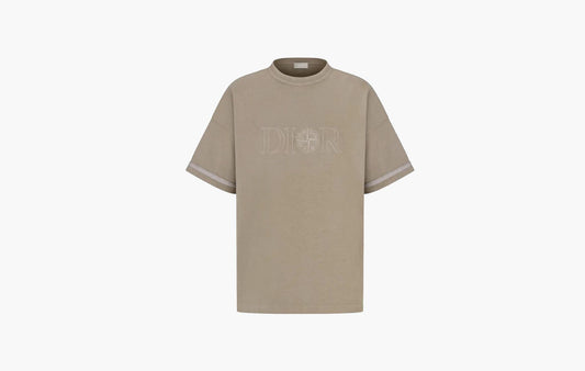 Stone Island x Dior Oversized Fit T-Shirt Brown | The Sortage