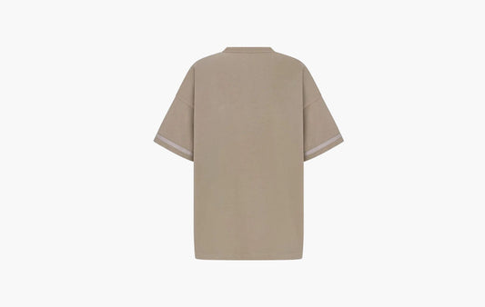 Stone Island x Dior Oversized Fit T-Shirt Brown | The Sortage
