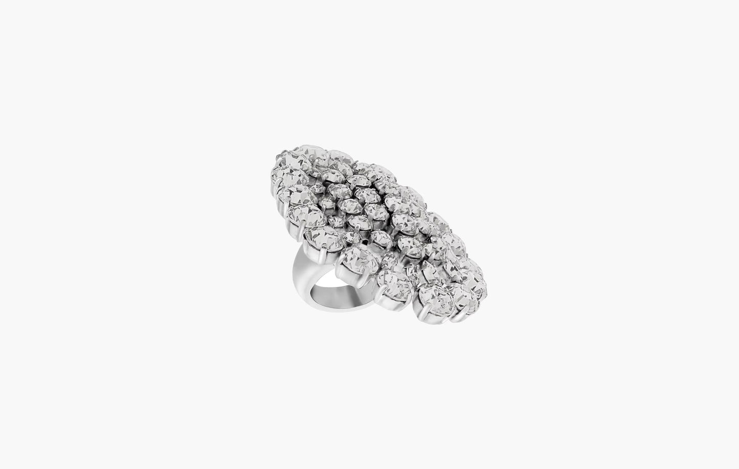 Balenciaga Palazzo Ring Antique Silver | The Sortage