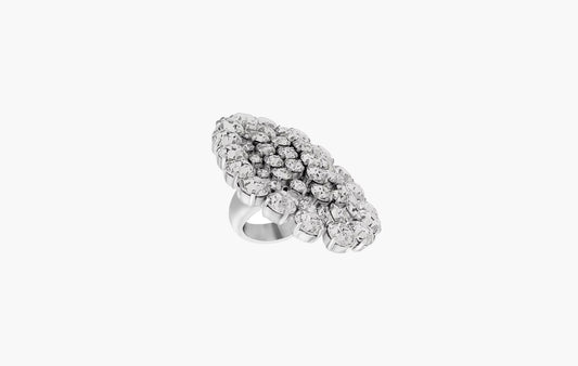 Balenciaga Palazzo Ring Antique Silver | The Sortage