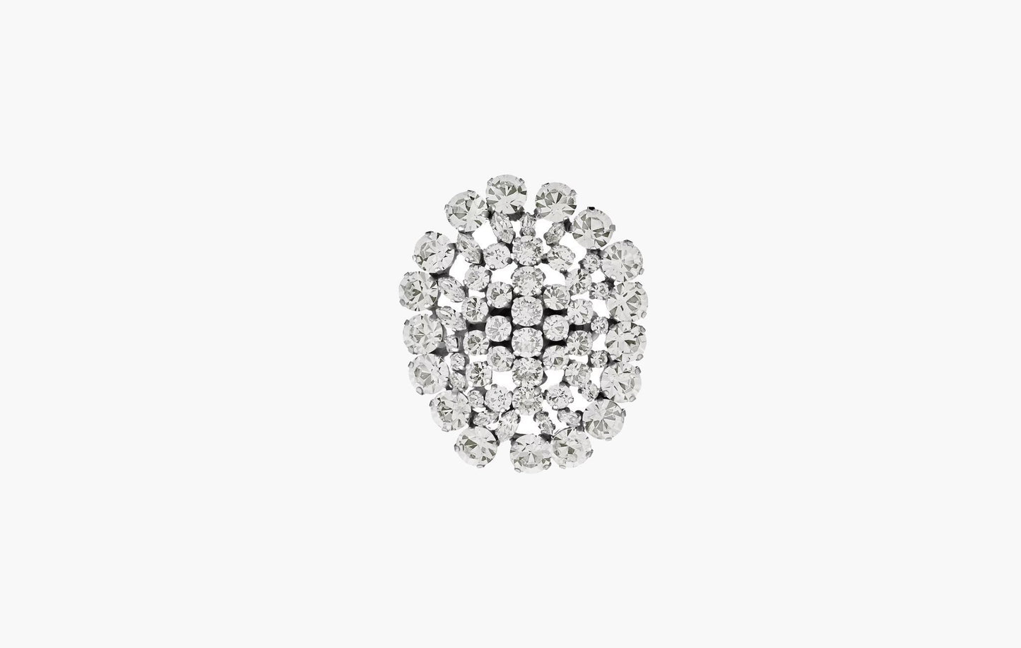 Balenciaga Palazzo Ring Antique Silver | The Sortage