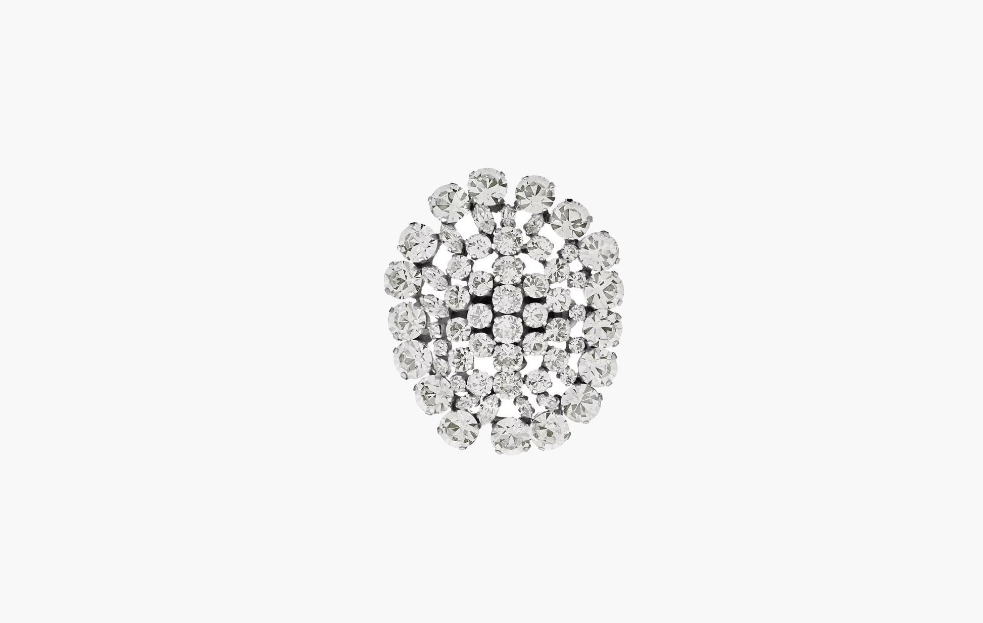 Balenciaga Palazzo Ring Antique Silver | The Sortage