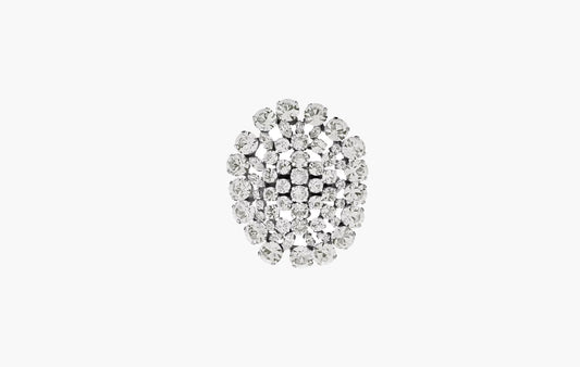 Balenciaga Palazzo Ring Antique Silver | The Sortage