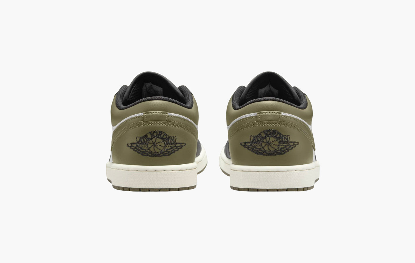 Air Jordan 1 Low "Black Toe Medium Olive"