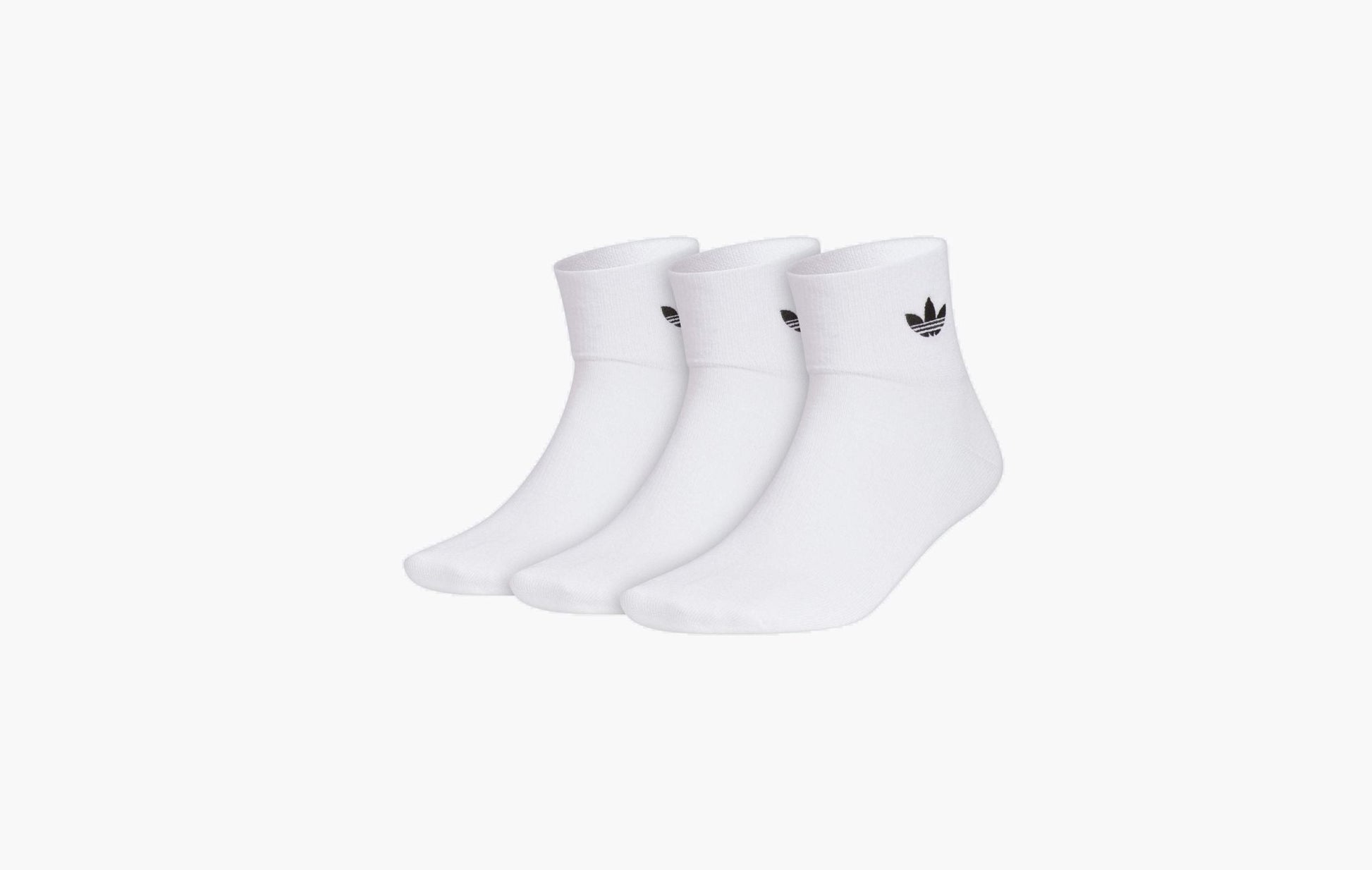 Adidas Ankle Socks 3 Pairs Pack White | The Sortage