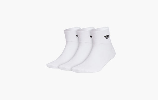 Adidas Ankle Socks 3 Pairs Pack White | The Sortage