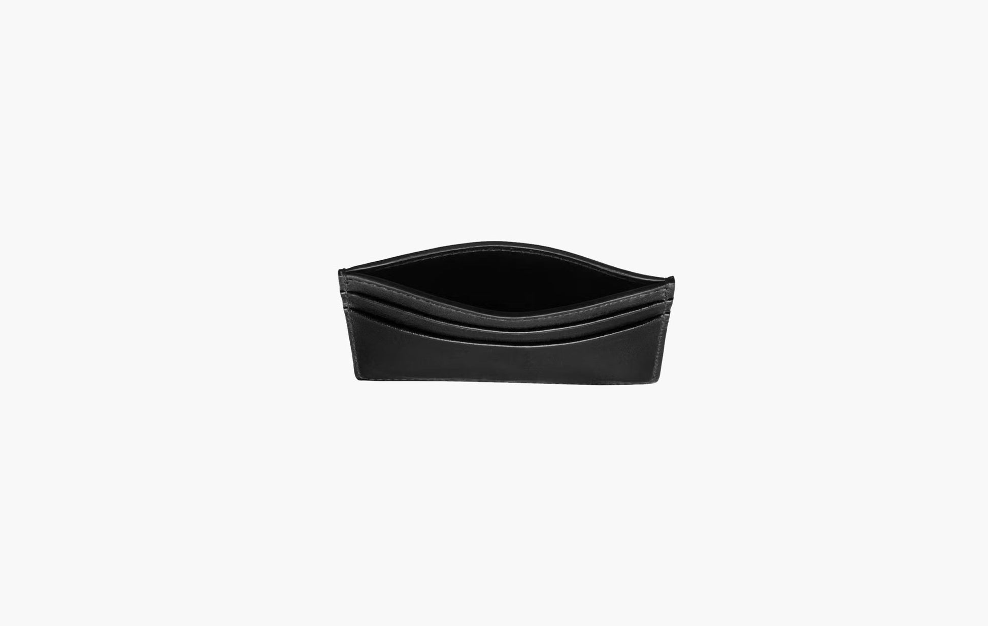 Gucci Leather Card Case Logo Black | The Sortage