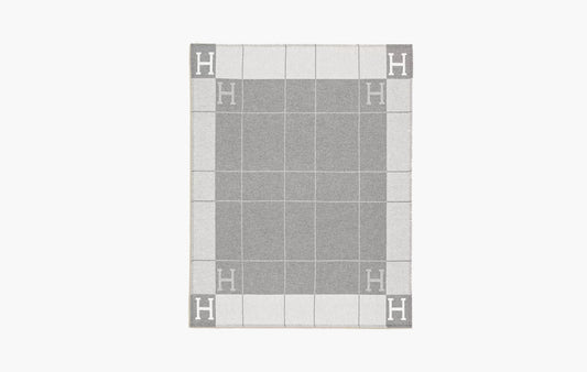 Avalon III Throw Blanket "Ecru/Gris Clair"