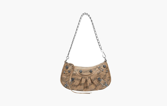 Balenciaga Le Cagole Mini Bag BB Monogram Brown | The Sortage