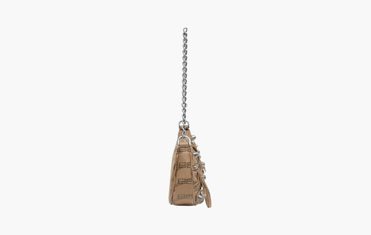 Balenciaga Le Cagole Mini Bag BB Monogram Brown | The Sortage