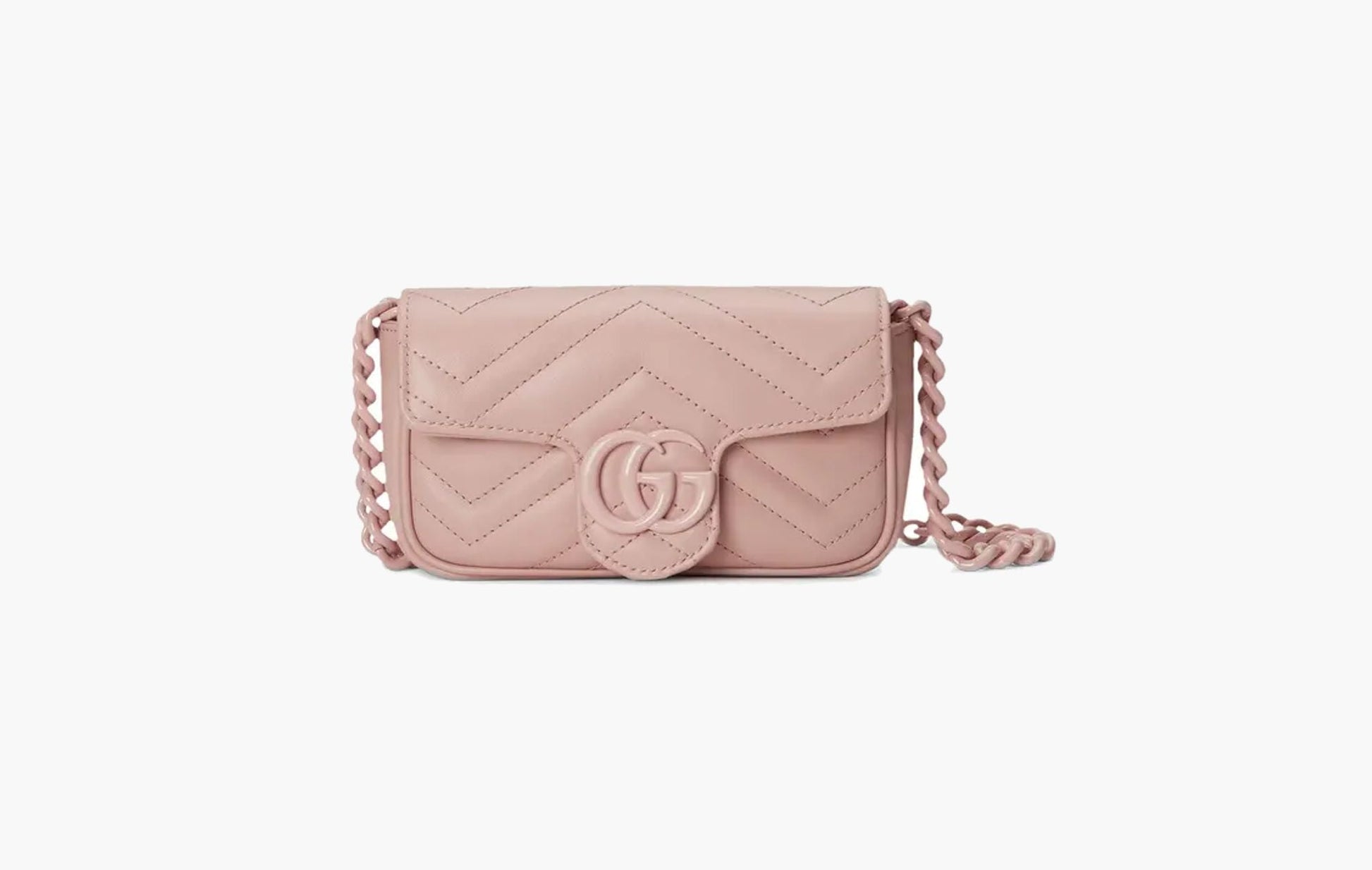 Gucci GG Marmont Belt Bag Perfect Pink | The Sortage