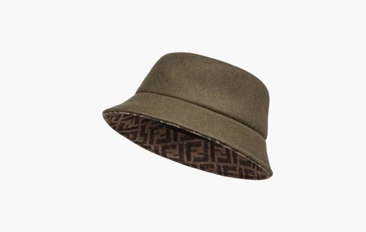 Technical Fabric FF Reversible Bucket "Tabacco/Verde"