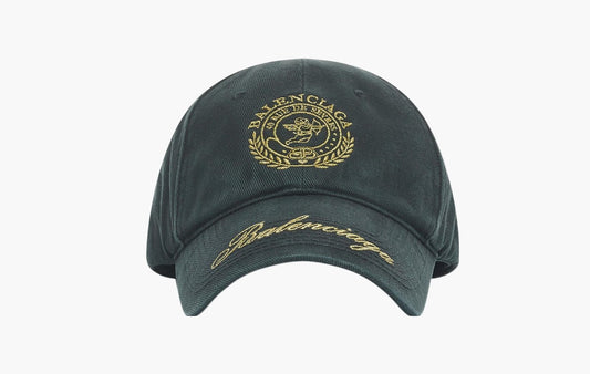 Balenciaga Qixi Crest Cap Black | The Sortage