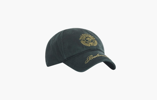 Balenciaga Qixi Crest Cap Black | The Sortage