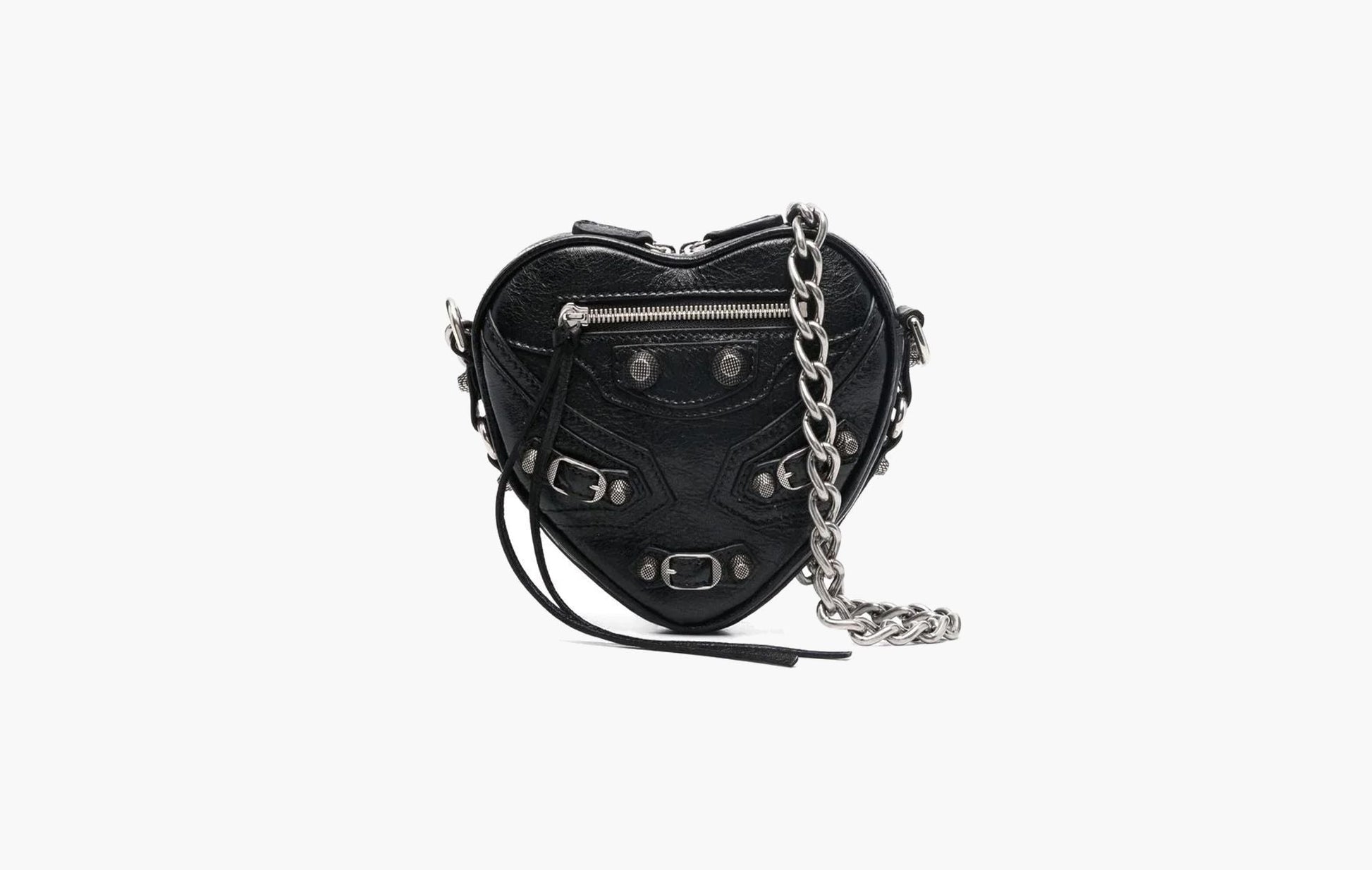 Balenciaga Le Cagole Heart Mini Bag Black | The Sortage