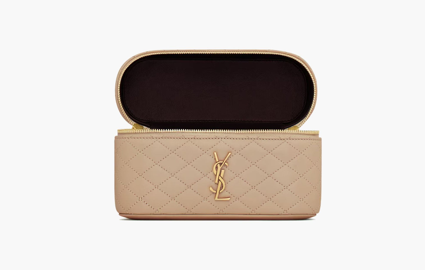 Yves Saint Laurent Gaby Vanity Bag Lambskin DK Toffee | Sortage.