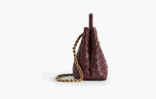 Bottega Veneta Small Andiamo Chain Madder Brown | The Sortage