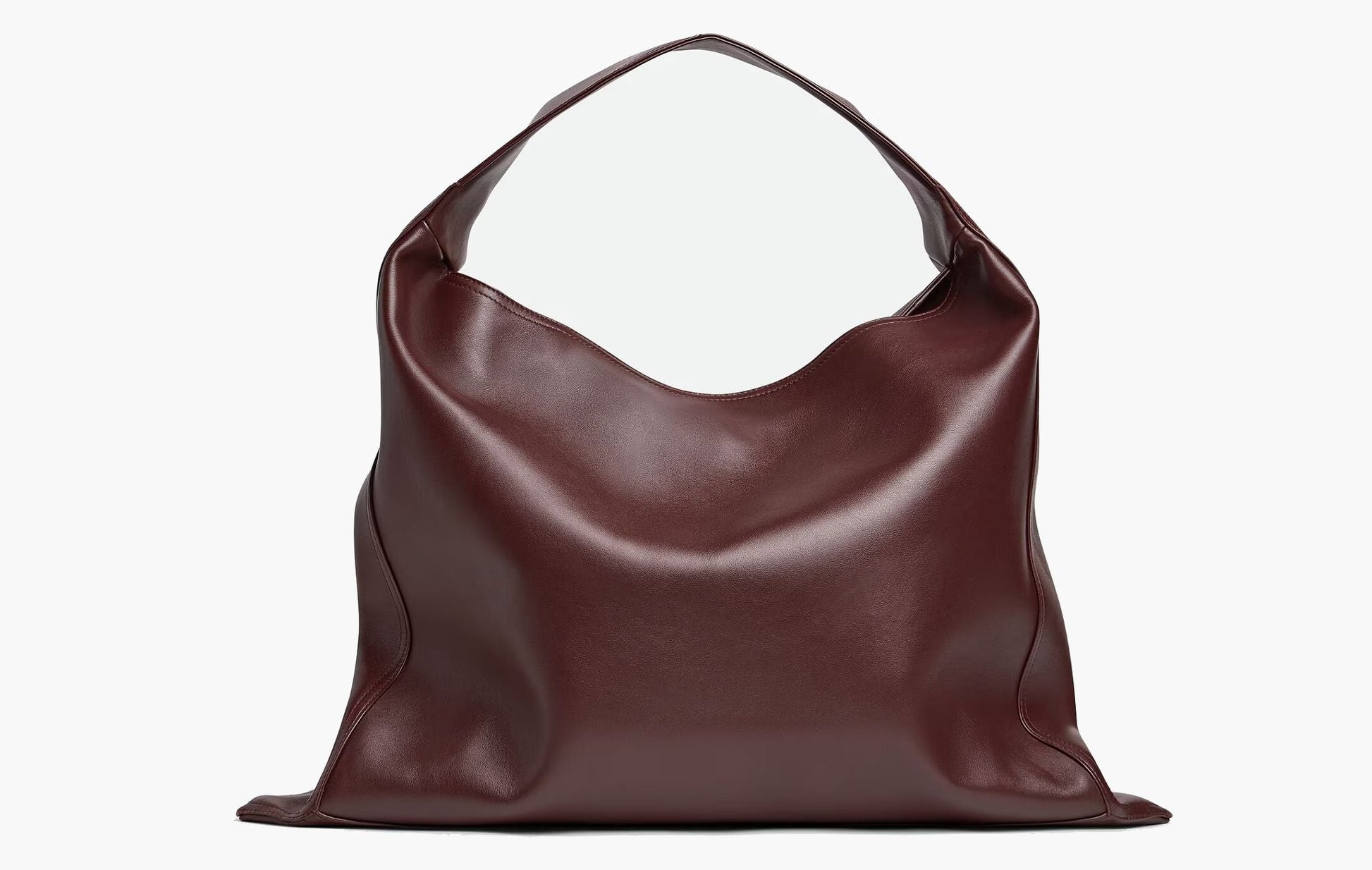 Bottega Veneta Hop Large Shoulder Bag Madder Brown | The Sortage