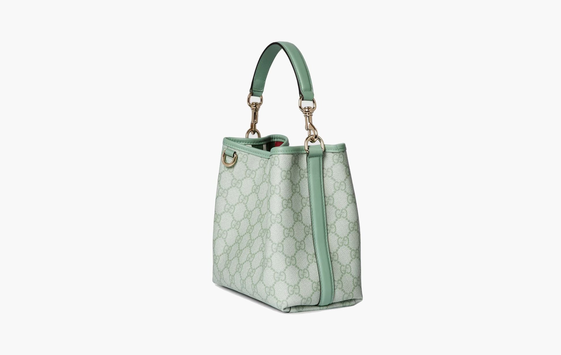 Gucci GG Emblem Mini Bucket Bag Sage Green | The Sortage