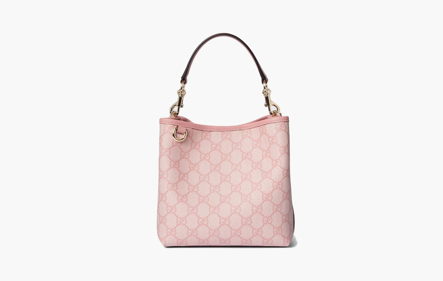 Gucci GG Emblem Mini Bucket Bag Light Pink | The Sortage