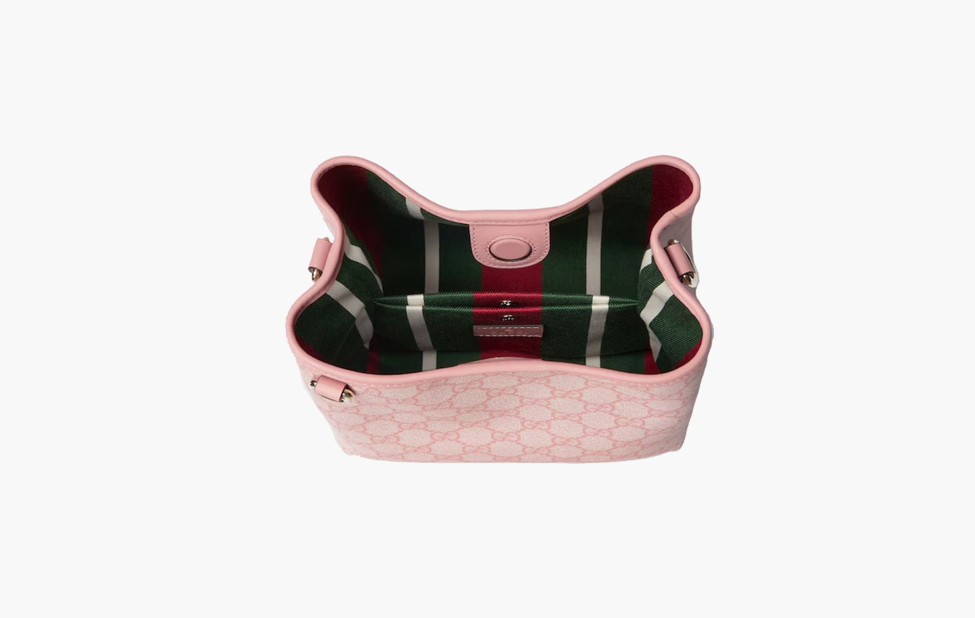 Gucci GG Emblem Mini Bucket Bag Light Pink | The Sortage
