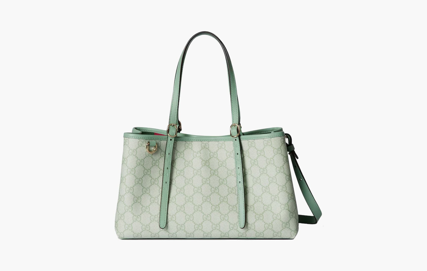 Gucci GG Emblem Small Tote Bag Sage Green | The Sortage