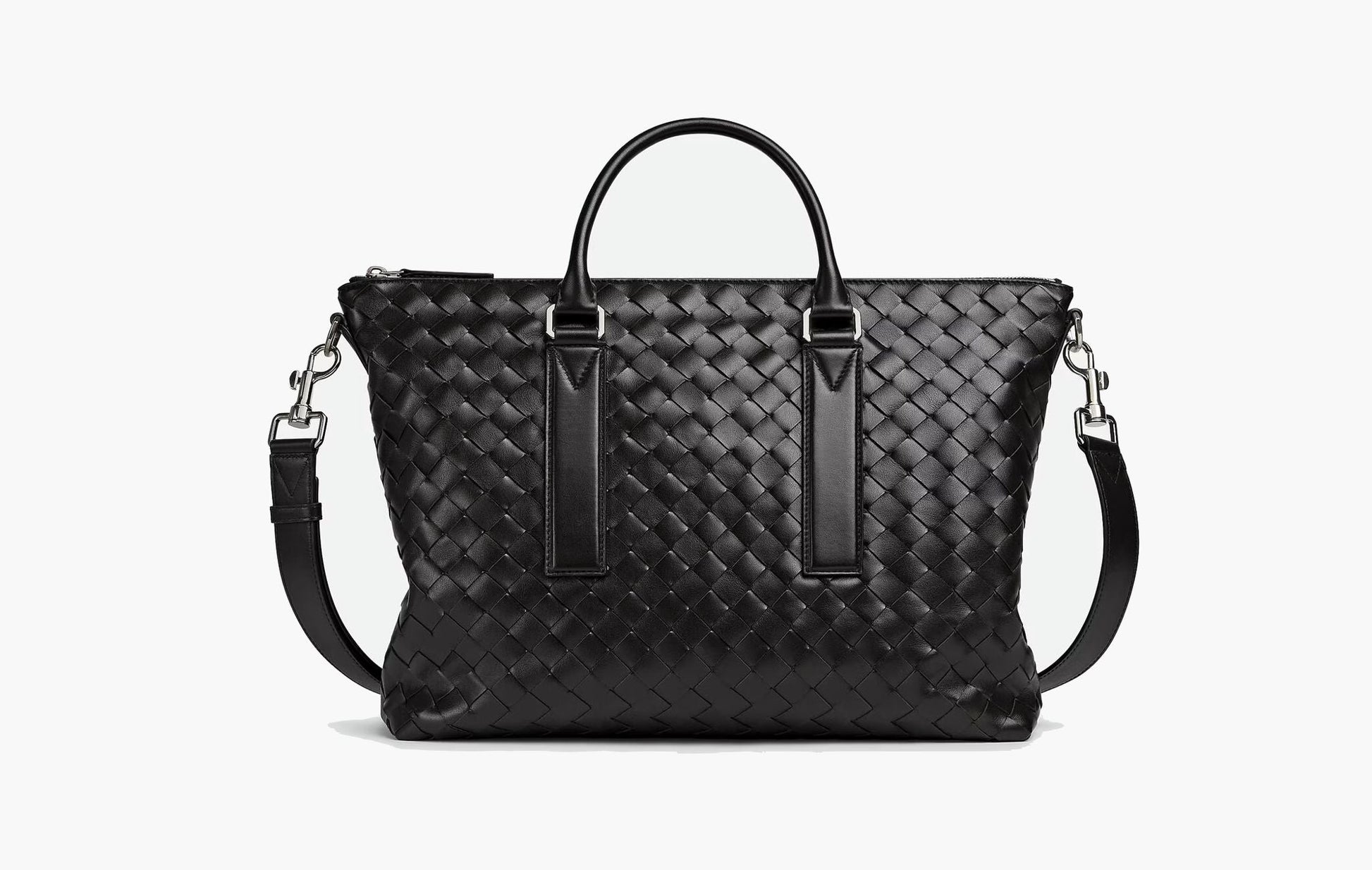 Bottega Veneta Intrecciato Soft Briefcase Black | Sortage