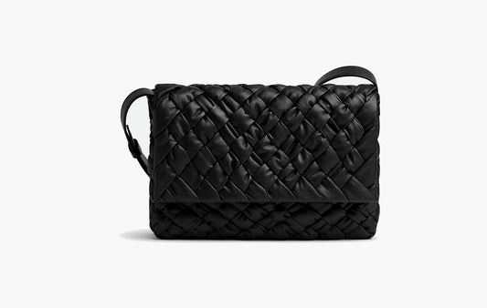 Bottega Veneta Rumple Messenger Black | Sortage