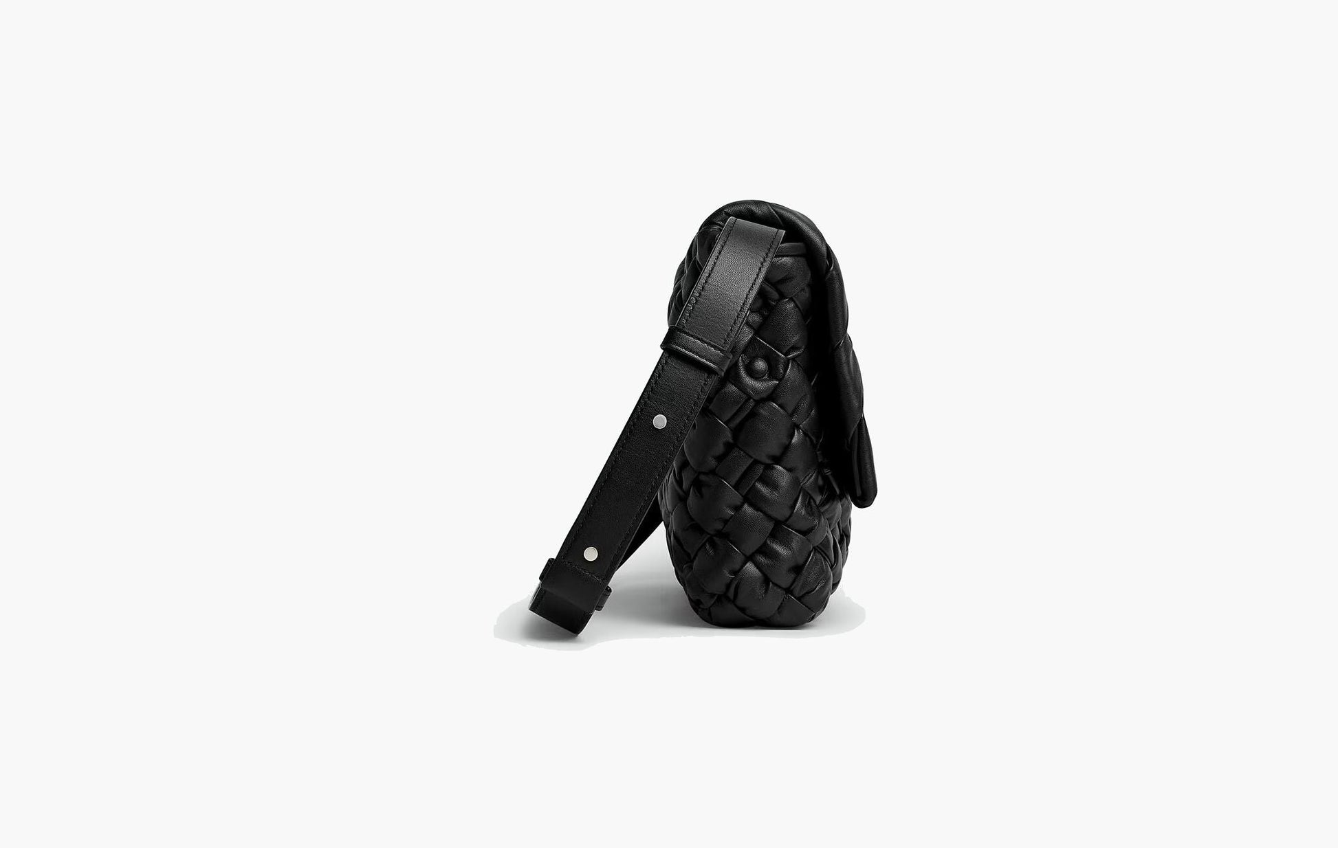 Bottega Veneta Rumple Messenger Black | Sortage