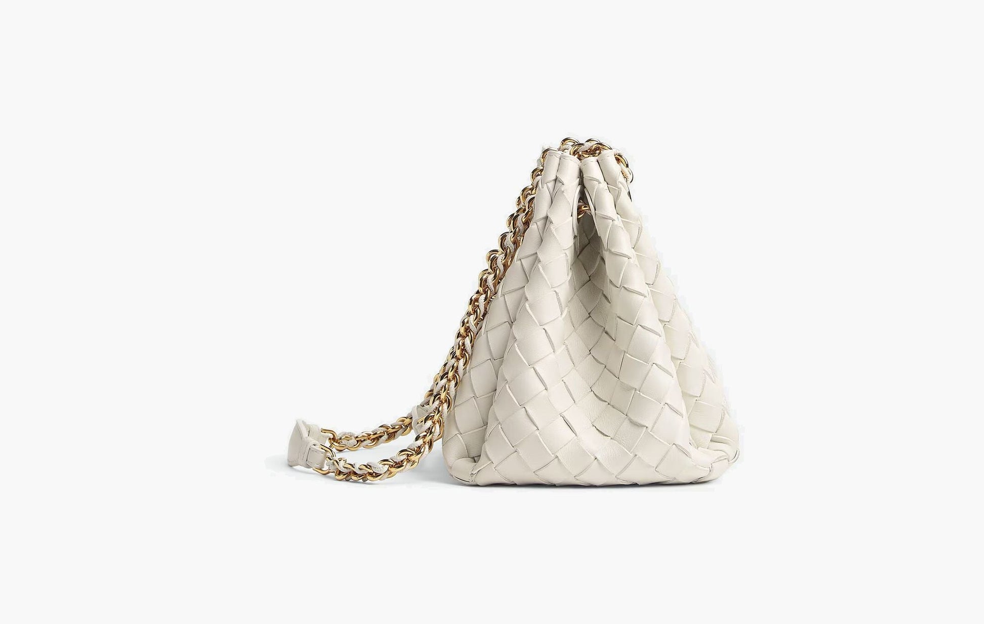 Bottega Veneta Small Parachute Chain Chalk | Sortage.