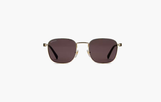 Gucci Round Frame Sunglasses Gold-Toned | The Sortage