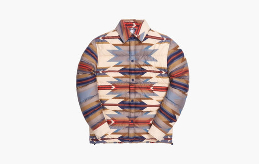 for Pendleton Brave Star Puffer Shirt Jacket "Tan/Multi"