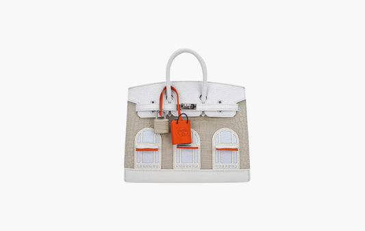 Birkin 20' Faubourg “Snow”