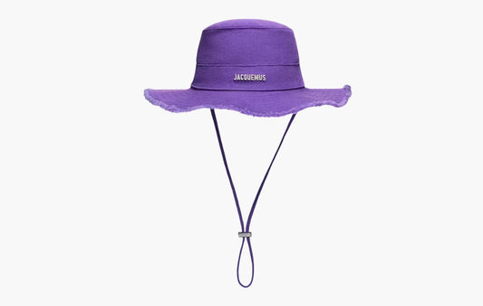 Jacquemus Le bob Artichaut Frayed Expedition Hat Purple | The Sortage