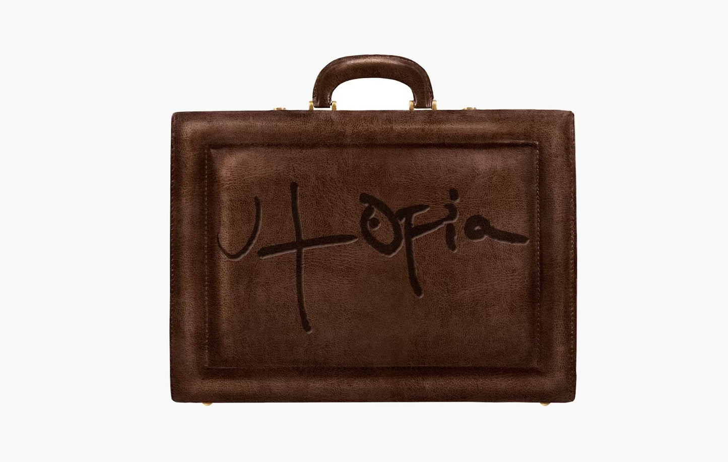Travis Scott Utopia Briefcase Brown | The Sortage