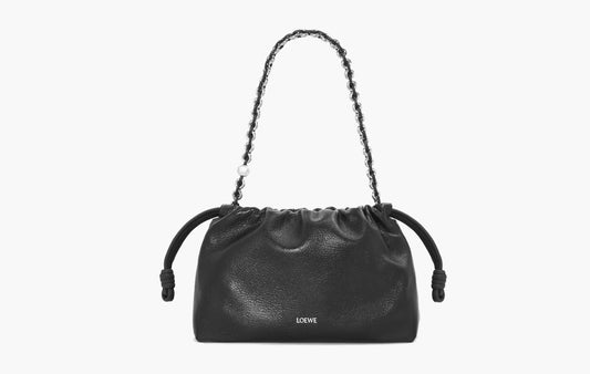 Loewe Medium Flamenco Purse Black | The Sortage