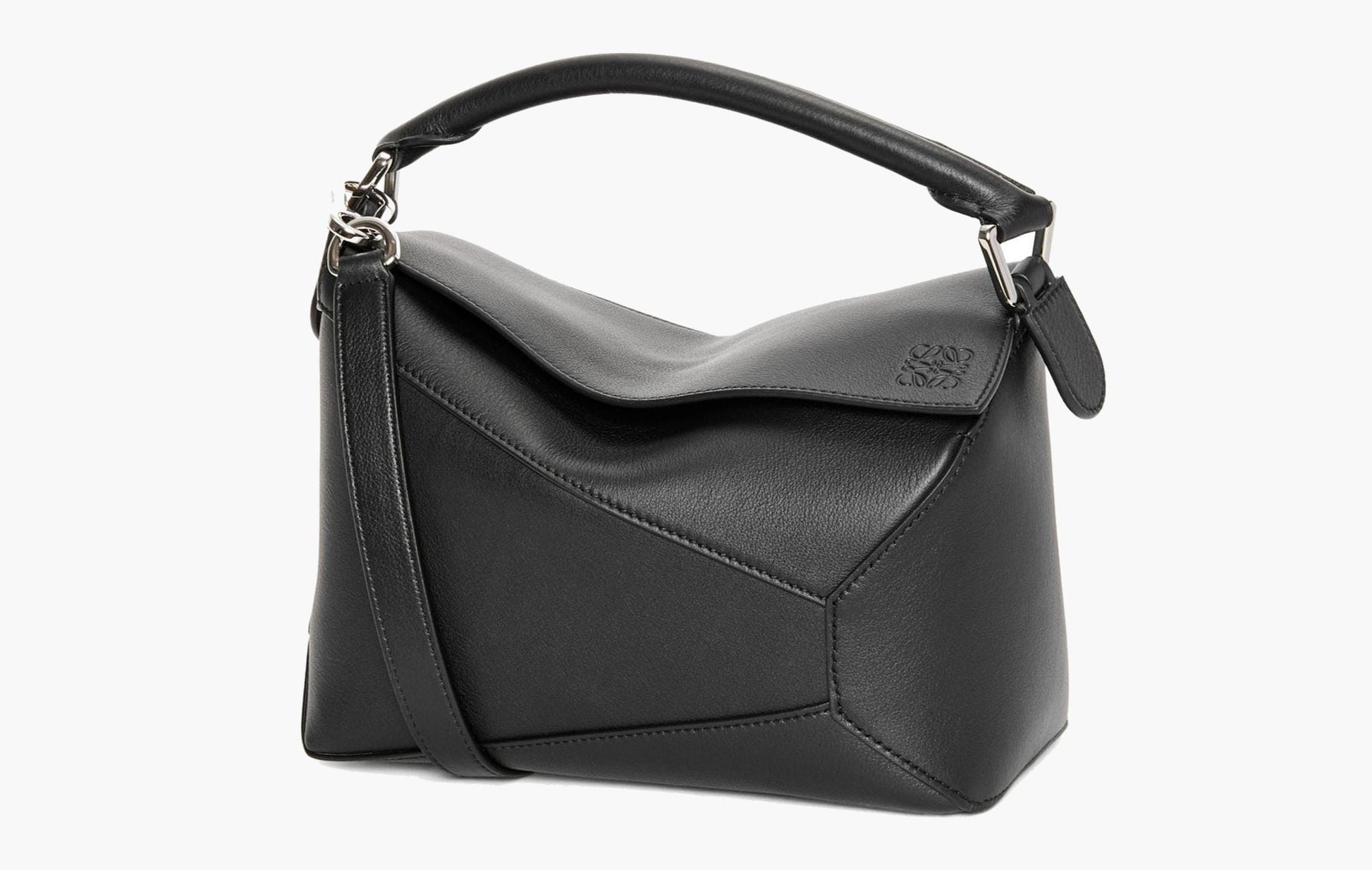 Loewe Small Puzzle Bag Black | The Sortage