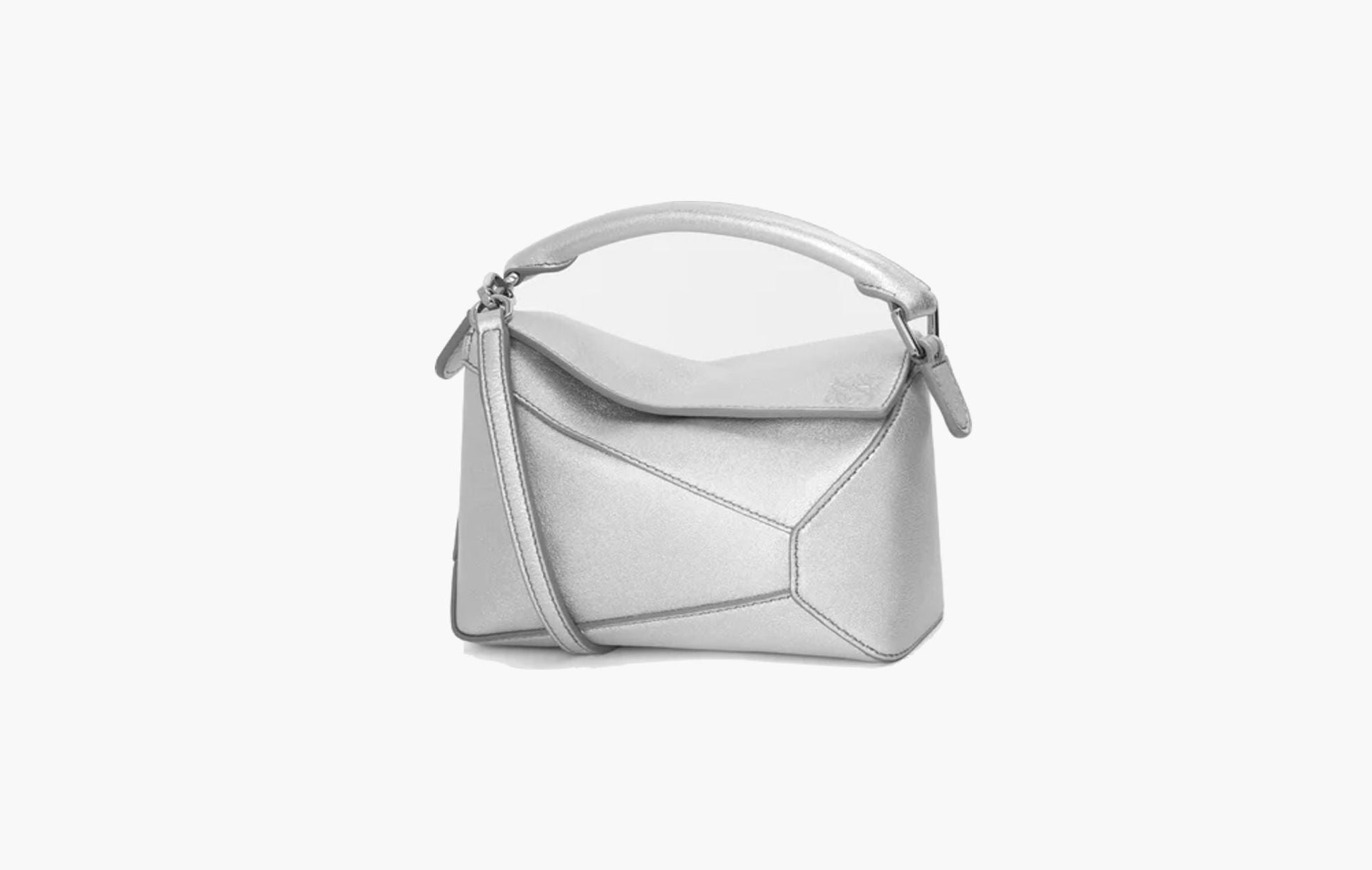 Loewe Mini Puzzle Bag Silver | The Sortage