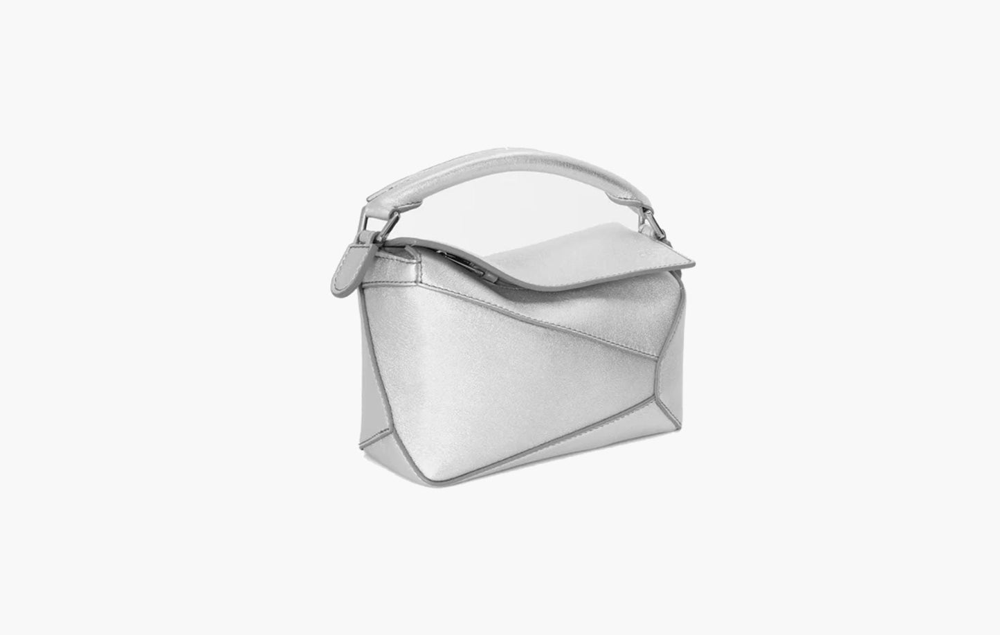 Loewe Mini Puzzle Bag Silver | The Sortage