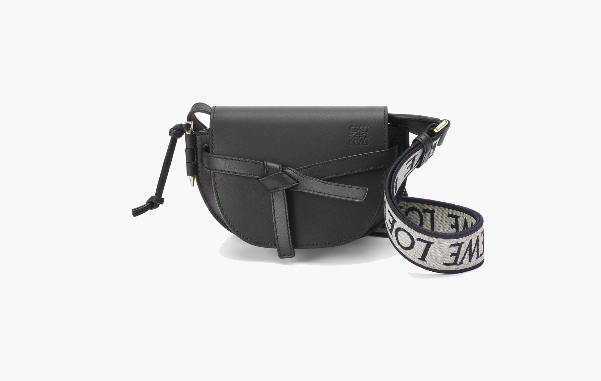 Loewe Mini Gate Dual Bag Black | The Sortage
