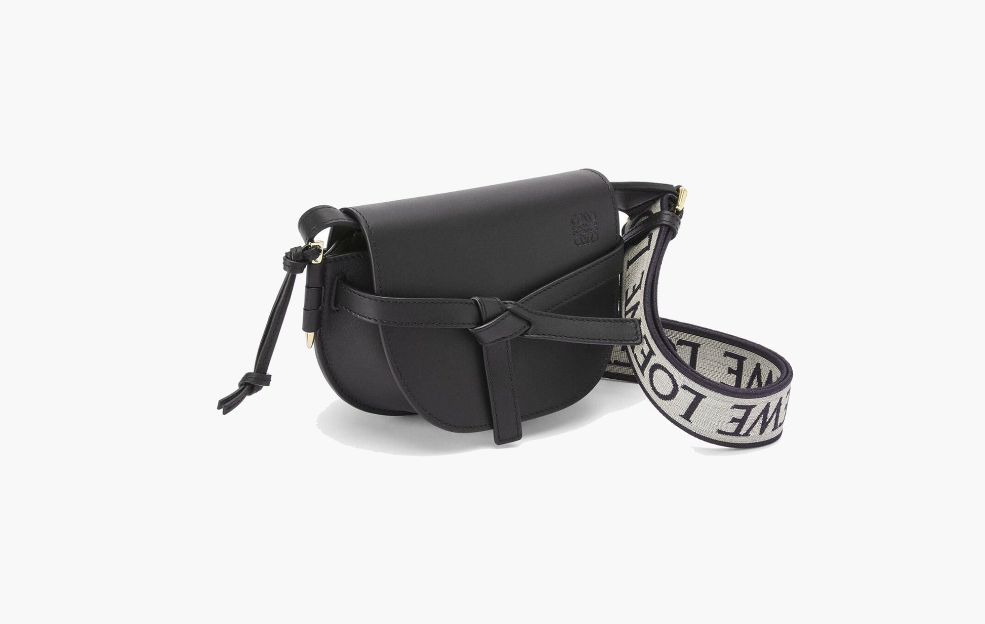 Loewe Mini Gate Dual Bag Black | The Sortage