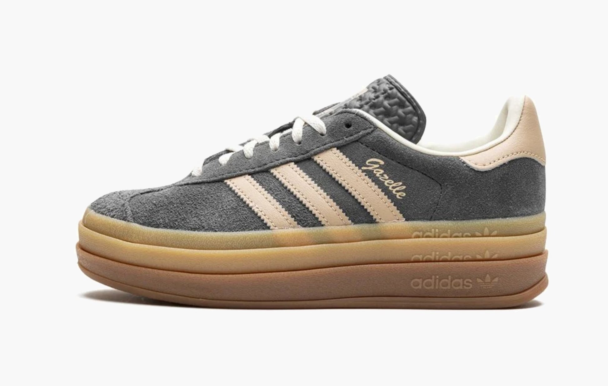 Adidas Gazelle Bold WMNS Grey Magic Beige Gum - IE0428 | The Sortage