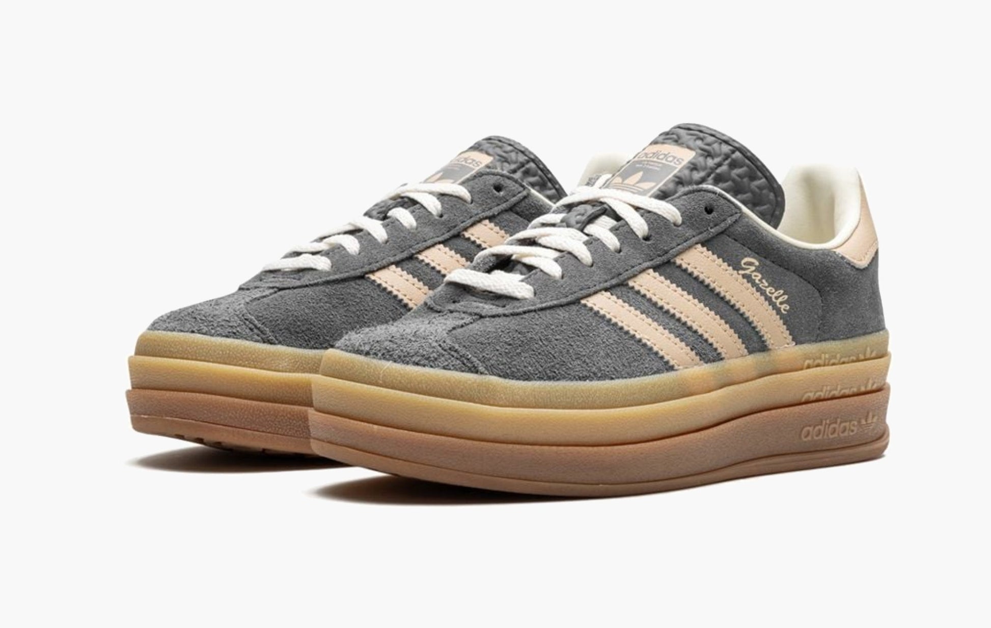 Adidas Gazelle Bold WMNS Grey Magic Beige Gum - IE0428 | The Sortage