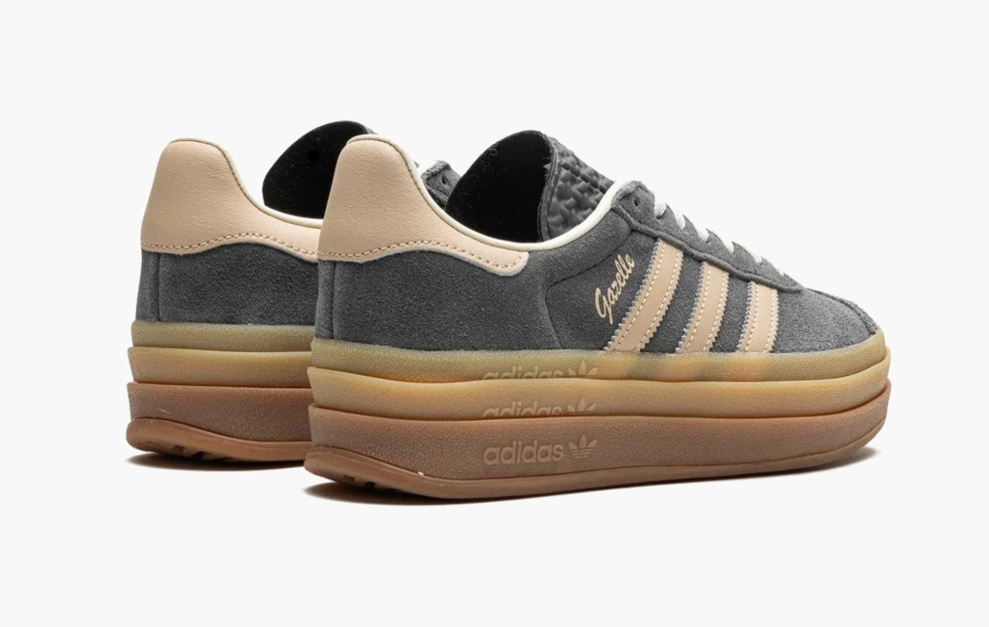 Adidas Gazelle Bold WMNS Grey Magic Beige Gum - IE0428 | The Sortage